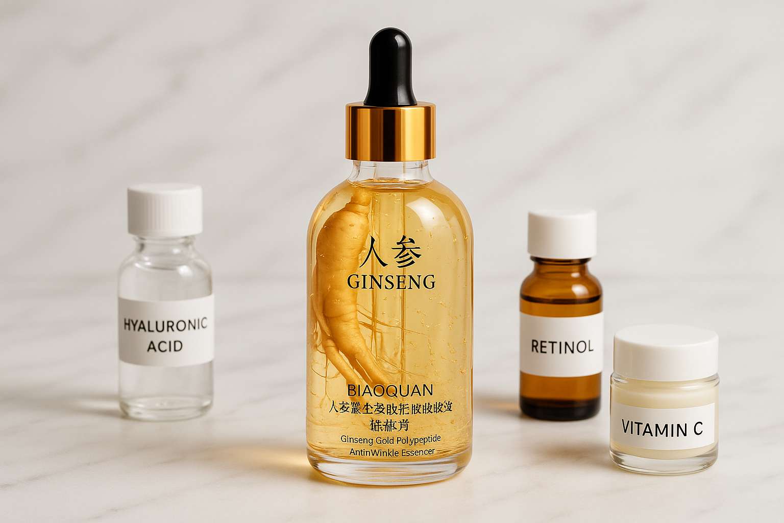 BIAQUAN Ginseng Serum vs Other Skincare Ingredients
